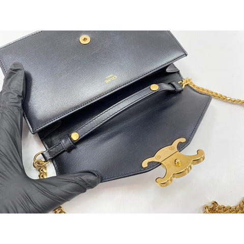 CELINE margo Shoulder Bag black WS33831