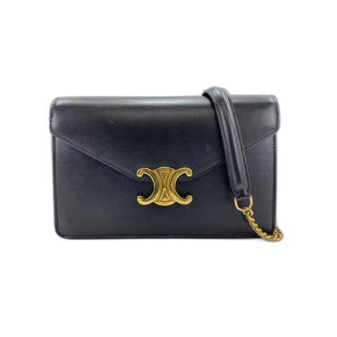 CELINE margo Shoulder Bag black WS33831