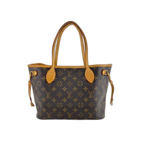 LOUIS VUITTON Never full PM Handbag Brown WS33833