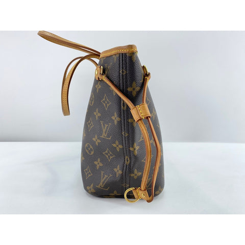 LOUIS VUITTON Never full PM Handbag Brown WS33833