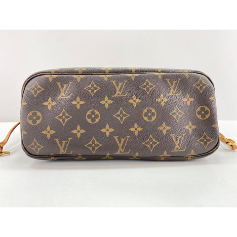LOUIS VUITTON Never full PM Handbag Brown WS33833