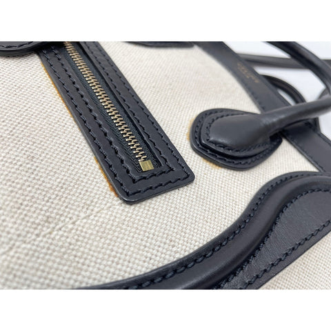 CELINE Luggage Shopper Shoulder Bag beige WS33838