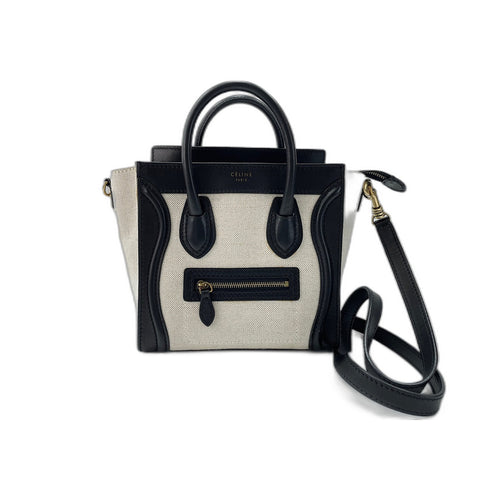 CELINE Luggage Shopper Shoulder Bag beige WS33838