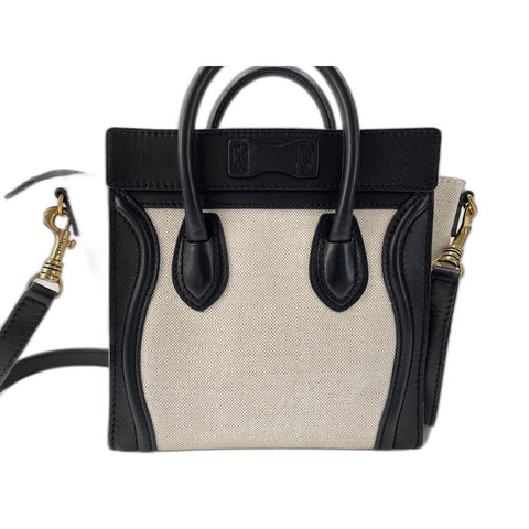 CELINE Luggage Shopper Shoulder Bag beige WS33838