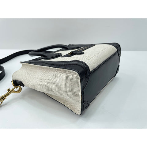 CELINE Luggage Shopper Shoulder Bag beige WS33838