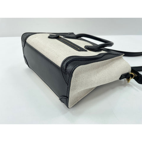 CELINE Luggage Shopper Shoulder Bag beige WS33838