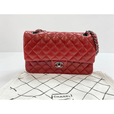 CHANEL Matrasse 25 Shoulder Bag Red WS33842