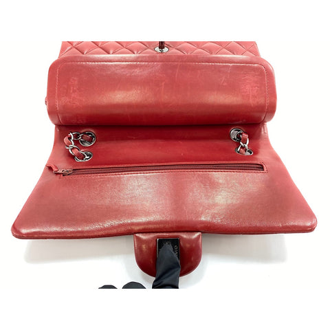 CHANEL Matrasse 25 Shoulder Bag Red WS33842