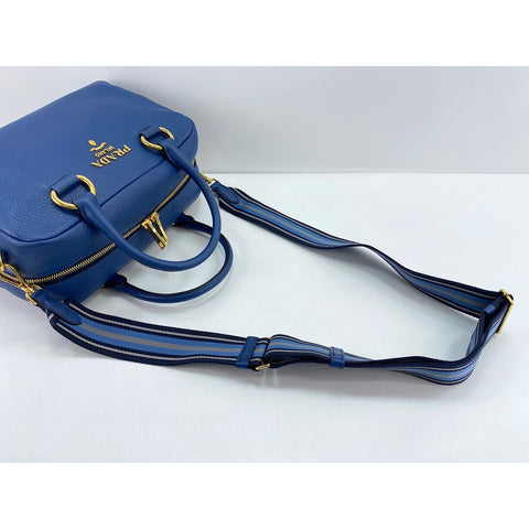PRADA Shoulder Bag blue WS33844