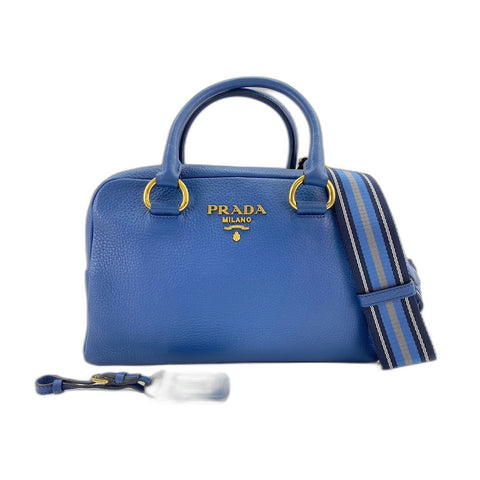 PRADA Shoulder Bag blue WS33844