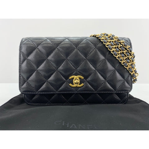 CHANEL Matrasse Shoulder Bag black WS33845