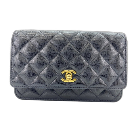 CHANEL Matrasse Shoulder Bag black WS33845