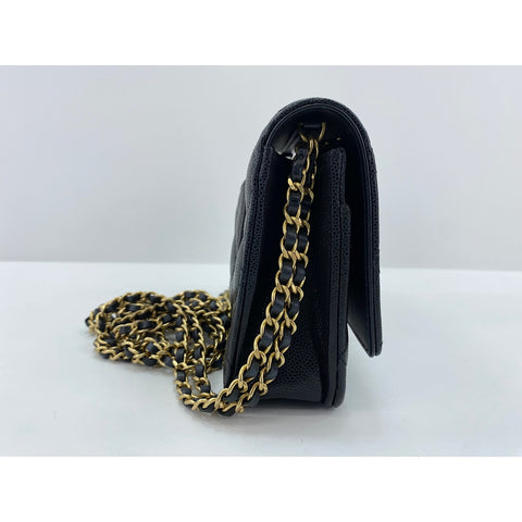 CHANEL Matrasse Shoulder Bag black WS33845