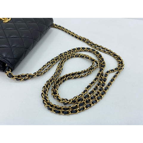 CHANEL Matrasse Shoulder Bag black WS33845
