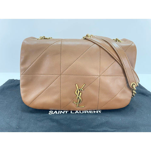 SAINT LAURENT PARIS Jamie Shoulder Bag Brown WS33847