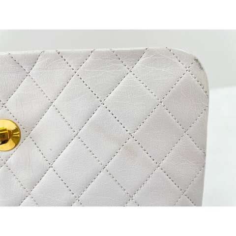 CHANEL Matrasse Shoulder Bag white WS33849