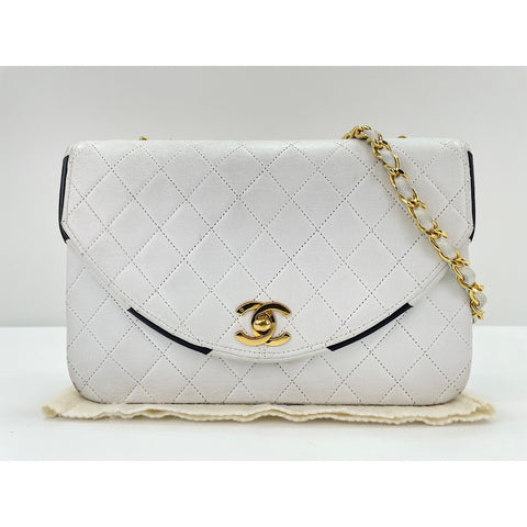 CHANEL Matrasse Shoulder Bag white WS33849