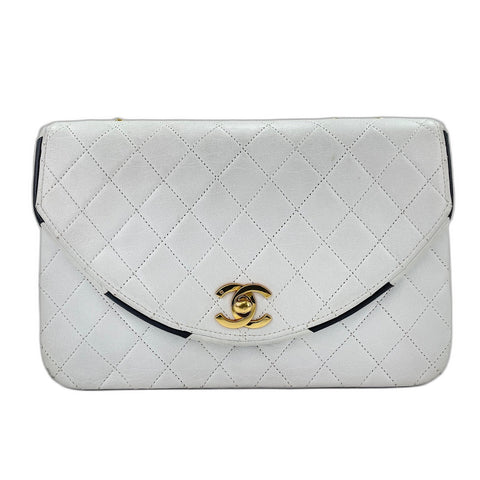 CHANEL Matrasse Shoulder Bag white WS33849