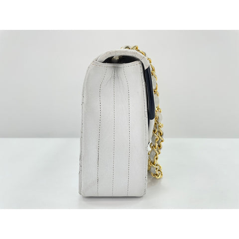 CHANEL Matrasse Shoulder Bag white WS33849