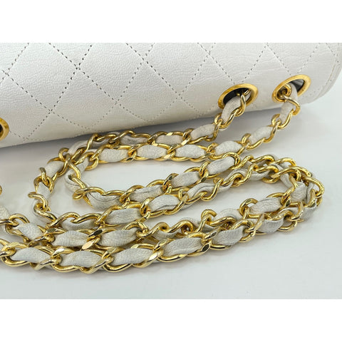 CHANEL Matrasse Shoulder Bag white WS33849