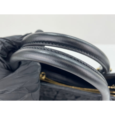 PRADA Gathered Handbag black WS33851