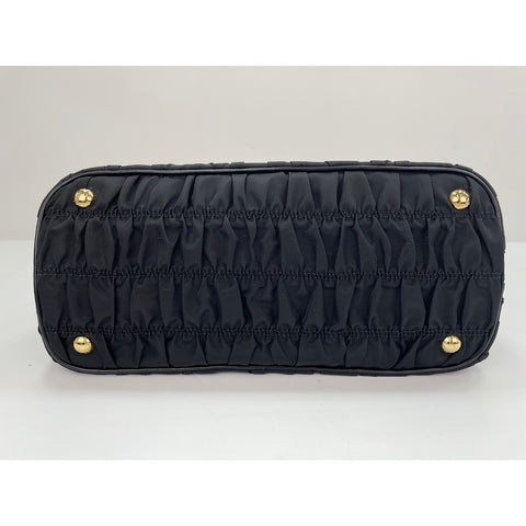 PRADA Gathered Handbag black WS33851