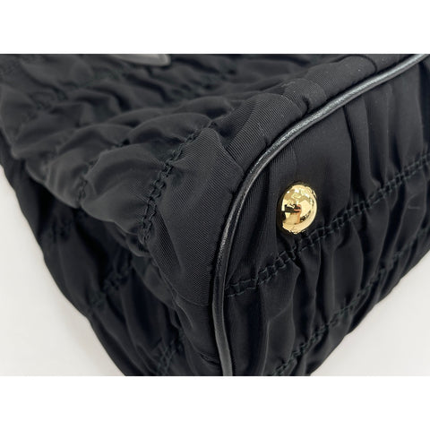 PRADA Gathered Handbag black WS33851
