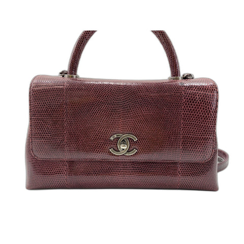 CHANEL 28 Shoulder Bag wine-red WS33854