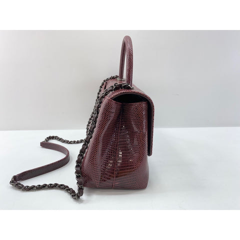 CHANEL 28 Shoulder Bag wine-red WS33854