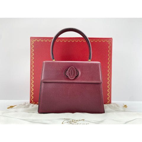 CARTIER Must Line Handbag wine-red WS33855