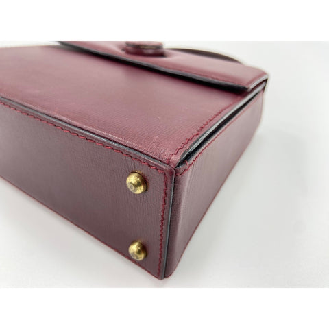 CARTIER Must Line Handbag wine-red WS33855