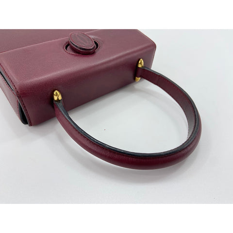 CARTIER Must Line Handbag wine-red WS33855