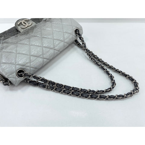 CHANEL Matrasse Shoulder Bag gray WS33857
