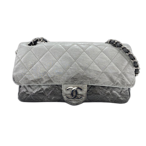 CHANEL Matrasse Shoulder Bag gray WS33857