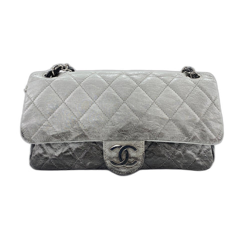 CHANEL Matrasse Shoulder Bag gray WS33857