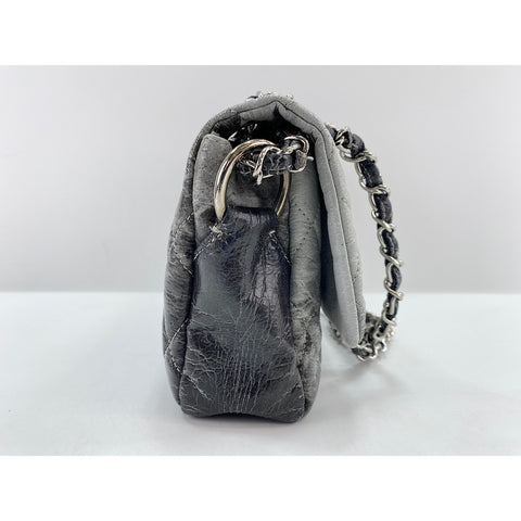 CHANEL Matrasse Shoulder Bag gray WS33857
