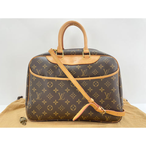 LOUIS VUITTON Deauville Shoulder Bag Brown WS33861