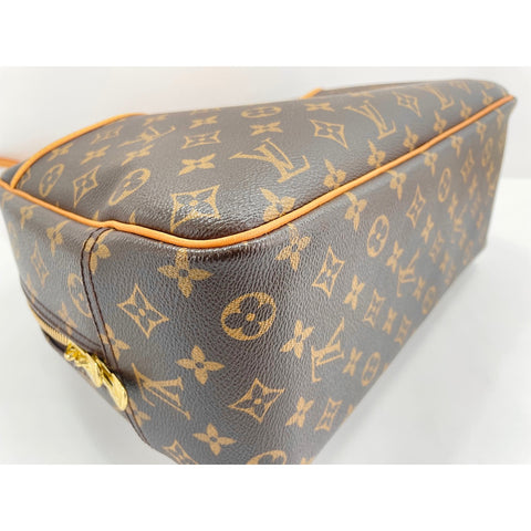 LOUIS VUITTON Deauville Shoulder Bag Brown WS33861