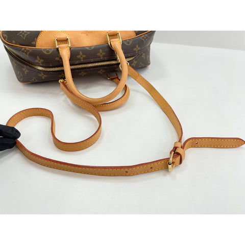 LOUIS VUITTON Deauville Shoulder Bag Brown WS33861