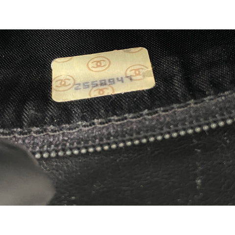 CHANEL Chevron Shoulder Bag black WS33867