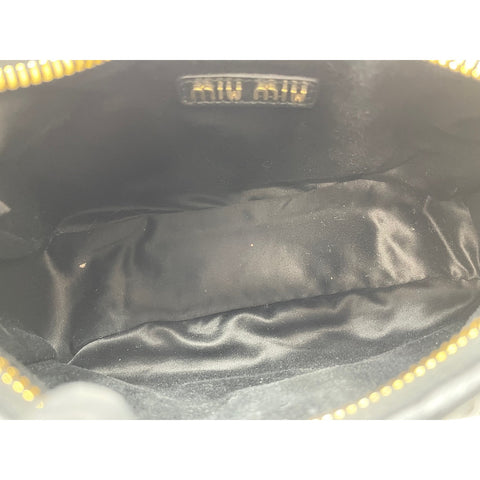 Miu Miu Wonder Hobo Bag Shoulder Bag black WS33870