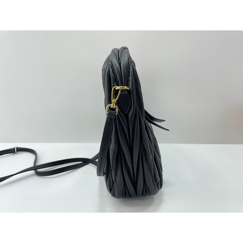 Miu Miu Wonder Hobo Bag Shoulder Bag black WS33870