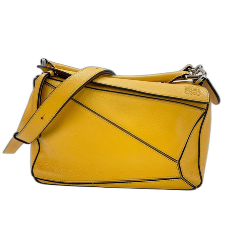 LOEWE Puzzle bag Shoulder Bag yellow WS33873