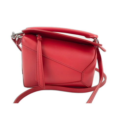 LOEWE Mini puzzle bag Shoulder Bag Red WS33875