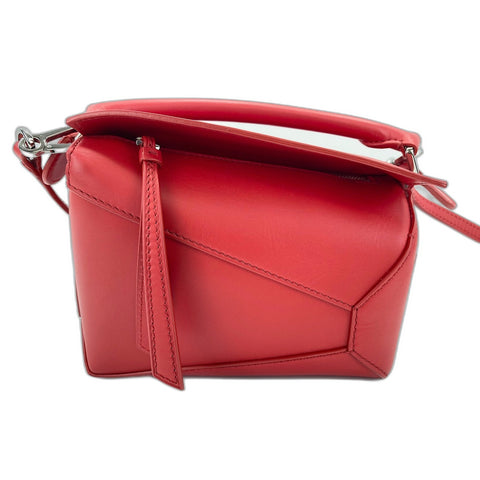 LOEWE Mini puzzle bag Shoulder Bag Red WS33875