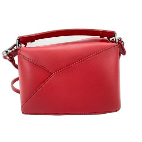 LOEWE Mini puzzle bag Shoulder Bag Red WS33875