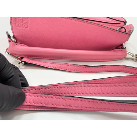 LOEWE Mini puzzle bag Shoulder Bag pink WS33877