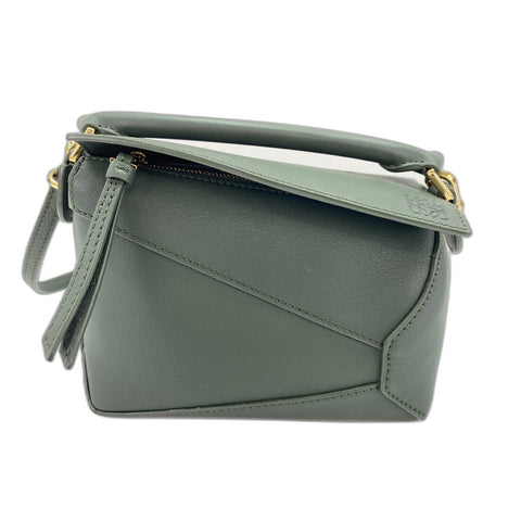 LOEWE Mini puzzle bag Shoulder Bag green WS33878