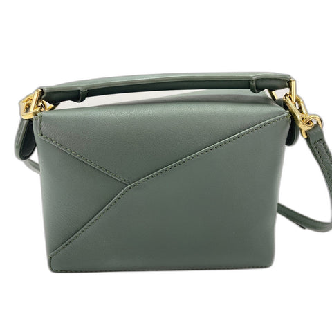LOEWE Mini puzzle bag Shoulder Bag green WS33878