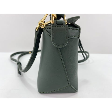 LOEWE Mini puzzle bag Shoulder Bag green WS33878